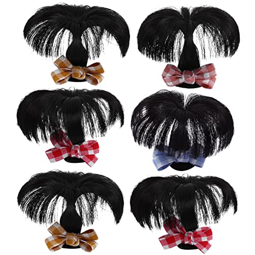 BELLIFFY 6 Stück Haarverlängerungen für Mädchen Krokodilklemmen Perückenzopf Kopfschmuck Haarschmuck für Kinder für Partys und Besondere Anlässe von BELLIFFY