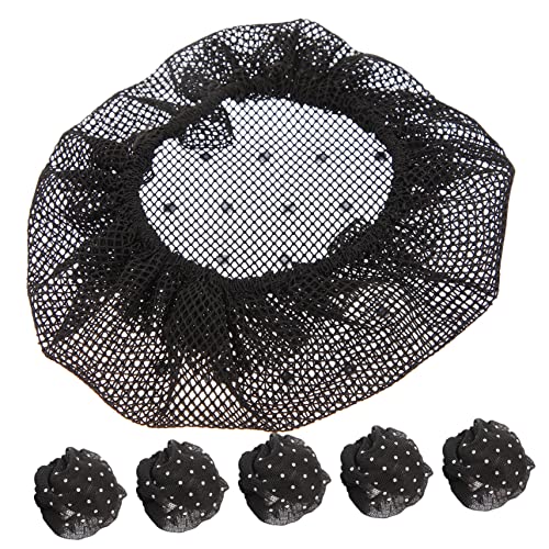 BELLIFFY Haarnetze Für Damen Ballett-haarnetz Haarschmuck Accessoire Haar-accessoires Für Damen Haarknoten-abdeckung Dutt-netz Dutt-abdeckung Haarknotenhalter Haarknoten-wraps von BELLIFFY