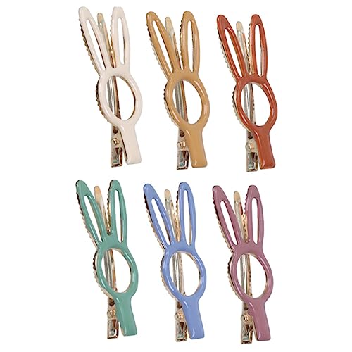 BELLIFFY 6 Stück Cartoon-haarnadel Haarspange Für Mädchen Metall-entenschnabelspange Mit Haarnadel-kopfschmuck von BELLIFFY