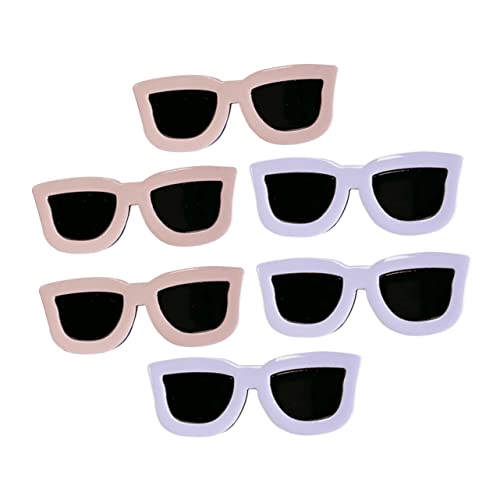 BELLIFFY 6 Stück Sonnenbrillen-haarnadeln Kreative Haarspangen Für Mädchen Haarspangen Kopfschmuck Für Partys Und Alltag von BELLIFFY