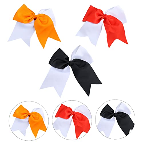 BELLIFFY 6st Schwalbenschwanz-fliege Haargummi Kinder Haargummis Elastischer Haarhalter Cheerleading Schleifen Haargummis Bowknot-haarschleifen Bowknot-haargummis Haarband Stoff (polyester) von BELLIFFY