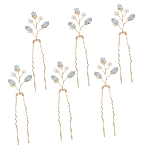 BELLIFFY 6stücke Hochzeit Braut Haarspangen Strass Haarnadeln Braut Haar Accessoires Für Frauen Hochzeit Zubehör von BELLIFFY