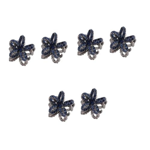 BELLIFFY 6stücke Mini Haarklammern Blumen-haarspangen Für Damen Rutschfeste Haarclips Für Verschiedene Frisuren Für Partys Und Alltag von BELLIFFY