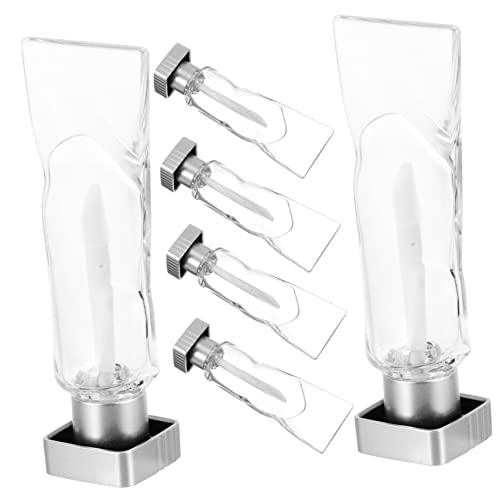 BELLIFFY 6stücke Pack Leere Lipgloss-tuben Lippenbalsam-flaschen Wiederverwendbare Behälter Transparente Tube Für Diy Kosmetik Geeignet Für Frauen Und Make-up von BELLIFFY