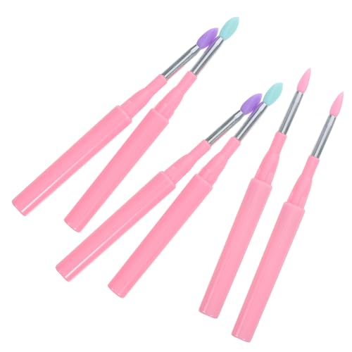 BELLIFFY 6stücke Teiliges Lippenpinsel Mit Abdeckung Lidschatten Applikatoren Für Vielseitige Make-up Werkzeuge Verschiedenen Farben BELLIFFY 6stücke Teiliges Lippenpinsel Mit Abdeckung Lidschatten Applikatoren Für Vielseitige Make-up Werkzeuge Verschiedenen Farben von BELLIFFY