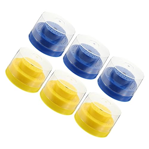 BELLIFFY 6stücke Teiliges Nagelbohrer-bits Löchern Praktischer Aufbewahrungsständer Für Nagelwerkzeuge Stabiler Und Langlebiger Organizer Für Professionelle Nagelstudios Und von BELLIFFY