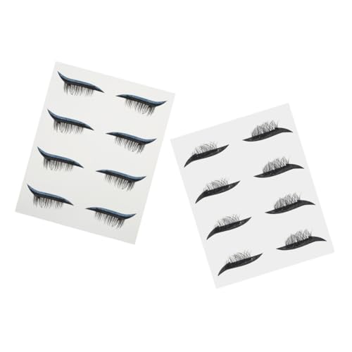 BELLIFFY 8paare Eyeliner Sticker Für Augen-make-up Wiederverwendbare Wasserdichte Eyeliner Aufkleber Und Einfach Anzuwenden Für Zuhause Und Reisen Für Frauen Und Mädchen von BELLIFFY