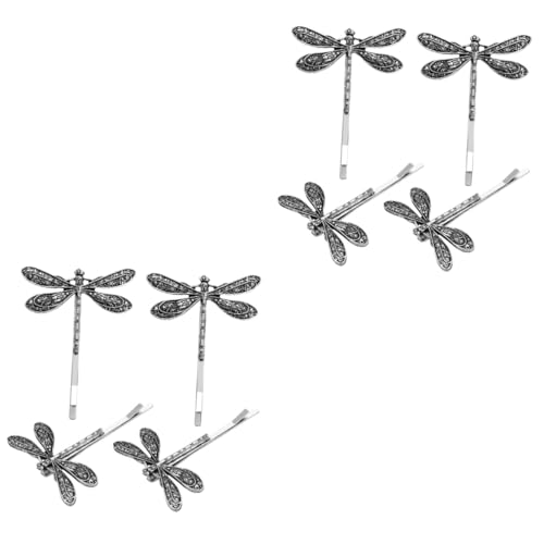 BELLIFFY 2sets Mädchen Libelle Haar Clip Haarspange Modische Metall Legierung Dekorative 4 Stücke * 2 von BELLIFFY