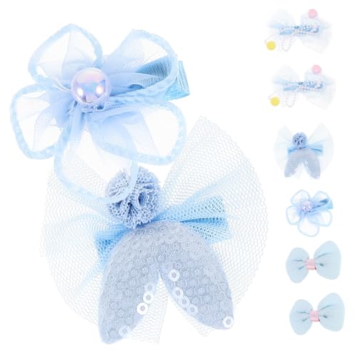 BELLIFFY Blumen-haarspangen-set 8-teilig Haarschleifen-clip Für Kinder Und Mädchen Kawaii-haar-accessoires-set Für Kinder von BELLIFFY