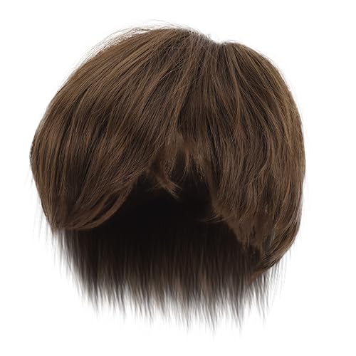BELLIFFY Kurzhaar Herren Perücke Aus Synthetischem Material Mit Natürlichem Look Verstellbare Atmungsaktive Kurzhaarfrisur Für Alltag Cosplay Und Besondere Anlässe von BELLIFFY