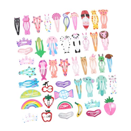 BELLIFFY 80stücke Teiliges Niedlicher Tier Und Obst-haarclips Für Mädchen Bunte Haarspangen Und Haarschmuck Für Mädchen Für Partys Und Tägliche Nutzung von BELLIFFY