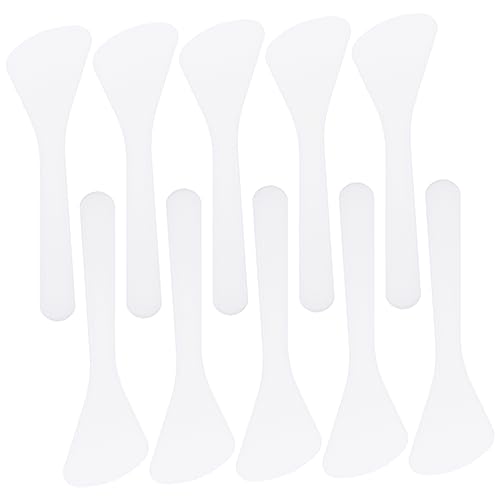 BELLIFFY 80st Löffel Mäusespeck Gesichtsspatel Hersteller Von Marshmallow- Schönheits-make-up-kugeln Diy- -mischwerkzeug Hautpflegemaske Hautpflege-tools Weiß Pp von BELLIFFY