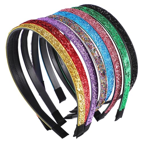 BELLIFFY 8stücke Glitzer-stirnband Für Mädchen Junge Mädchen Aus Kunststoff Glitzer-verzierung Für Festival Urlaub Partei Süß Und Modisch BELLIFFY 8stücke Glitzer-stirnband Für Mädchen Junge Mädchen Aus Kunststoff Glitzer-verzierung Für Festival Urlaub Partei Süß Und Modisch von BELLIFFY
