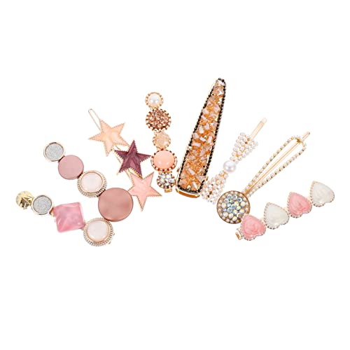 BELLIFFY 8 Stück Mini Haarspangen Mit Kunstperlen Haarnadeln Für Damen Haarschmuck von BELLIFFY