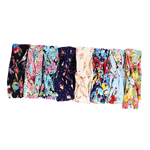 BELLIFFY 8stücke Pack Stretch Masken Stirnband Stretch Masken-haarband Mit Elastischen Knöpfen Knopf Stirnband Knopf-haarband Atmungsaktiv Rutschfest Haare Bequem Hochhalten Gesicht Und von BELLIFFY