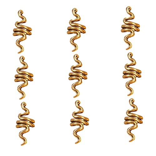 BELLIFFY 9stücke Teiliges Set Dreadlocks Ringe Aus Spiralförmige Haarschmuck Für Zöpfe Langlebige Haaraccessoires Für Frauen Und Männer Für Dreadlocks Und Flechtfrisuren von BELLIFFY