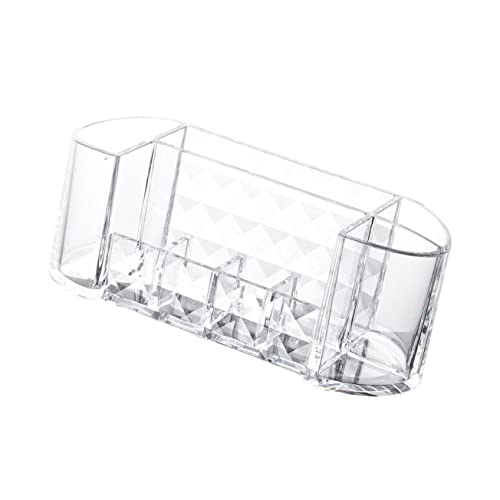 BELLIFFY 1stück Transparente Lippenstift Aufbewahrungsbox Mit Mehreren Fächern Perfekter Organizer Für Make-up Und Kosmetik Zubehör Für Schreibtisch von BELLIFFY
