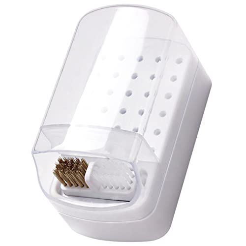 BELLIFFY Nagelbohrer-aufbewahrungsbox Mit Steckplätzen Für Schleifköpfe Transparenter Organizer Für Maniküre-werkzeuge Box Für Nagelkunst-zubehör von BELLIFFY