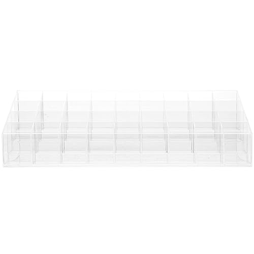 BELLIFFY Lippenstift-organizer Display-box Mit Deckel 36 Fächer Make-up-aufbewahrungsbox Für Schlafzimmer Schreibtisch Tischplatte von BELLIFFY