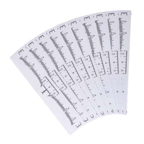 BELLIFFY Augenbrauen-schablonen Und Form-set 100 Stück Wiederverwendbar-lineal Aufkleber Augenbrauen Jedes Mal Messen von BELLIFFY