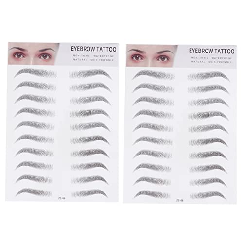 BELLIFFY Augenbrauen-set Für Damen Und Herren Einfach Zu Verwenden 2 Augenbrauen-aufkleber Realistische Augenbrauen-imitation Temporärer Augenbrauenbogen von BELLIFFY
