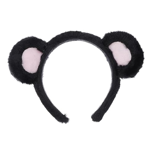BELLIFFY Haarband Mit Bärenohren Für Damen Party Kopfschmuck Entzückender Haarschmuck Weibliches Stirnband Für Mottoparty von BELLIFFY