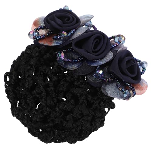 BELLIFFY Blumen Haarnetz Dutt Haarnetz für Frauen Leichtes Haarknoten Accessoire für Ballett Krankenschwester Stewardess Haarschmuck für Arbeit Bühne Alltag von BELLIFFY