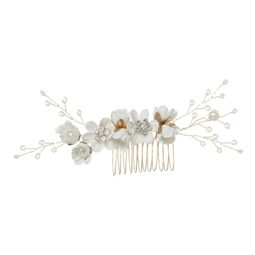 BELLIFFY Rhinestone Haarspange Mit Blumen-design Für Braut Hochzeitsfrisur Haarschmuck Für Komfortabel Und Vielseitig Für Besondere Anlässe Und Partys von BELLIFFY