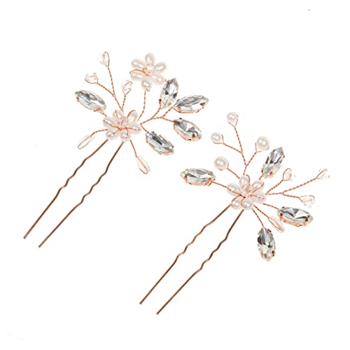BELLIFFY Blumen-haarstäbe Braut-haarnadeln Gabeln Für Frauen Für Hochzeit Party Weihnachten Geburtstag von BELLIFFY