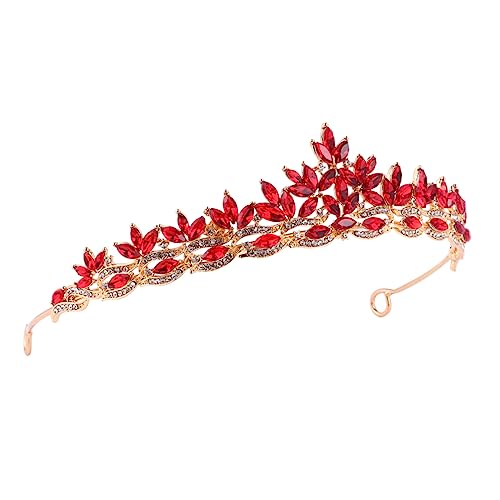 BELLIFFY Hochzeitskrone Mit Glänzenden Strasssteinen Stirnband Kopfschmuck Für Frauen Und Mädchen Hochzeit Accessoires von BELLIFFY