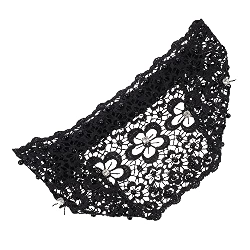 BELLIFFY Dekorative Haarschmuck Stirnband Aus Kunstperlen Kopfschmuck Mit Hohler Spitze Für Damen Und Hochzeiten Haar-accessoire BELLIFFY Dekorative Haarschmuck Stirnband Aus Kunstperlen Kopfschmuck Mit Hohler Spitze Für Damen Und Hochzeiten Haar-accessoire von BELLIFFY