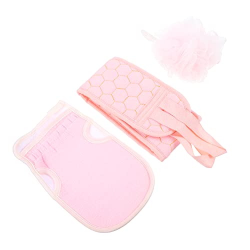 BELLIFFY Zurück-ziehen Handtuch Kit 3-stück Dusche Handschuh Bad Set Tragbare Bequem von BELLIFFY