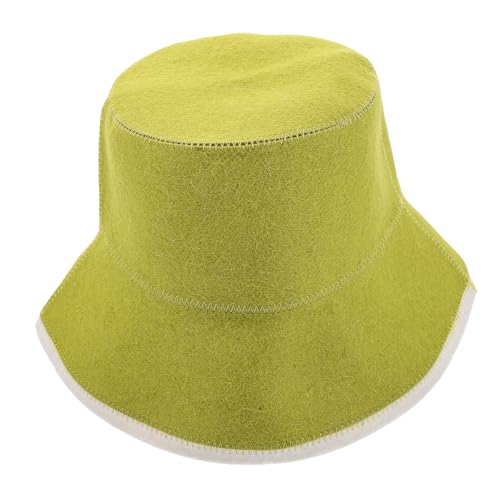 BELLIFFY Duschhaube Strandhut Für Damen Saunahut Dampf Kappe Sauna-timer Saunahüte Wollmütze Regenhut Spa Saunamütze Für Damen Saunatücher Für Männer Russland-hut Banya-hut Orange Gefühlt von BELLIFFY