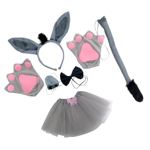 BELLIFFY Eselohren Stirnband Aus Eselhaarband Kostüm Esel Stirnband Esel Tier Eselohren Und Cosplay Requisiten Cosplay Zubehör Accessoire Stoff von BELLIFFY