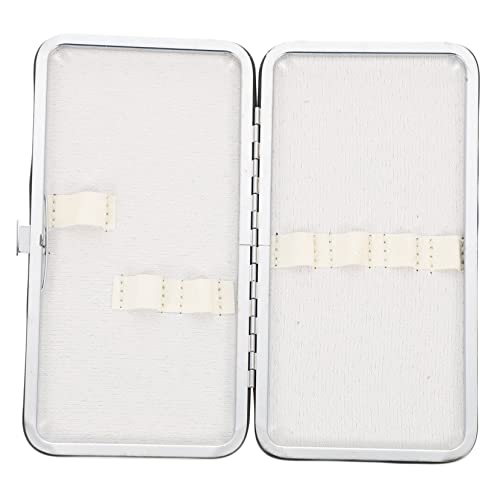 BELLIFFY Eyelash Tweezers Storage Bag Praktischer Organizer Für Wimpernverlängerung Tragbar Und Leicht Für Kosmetik-Tools Und Make-up Zubehör Eleganter Silberfarbe von BELLIFFY