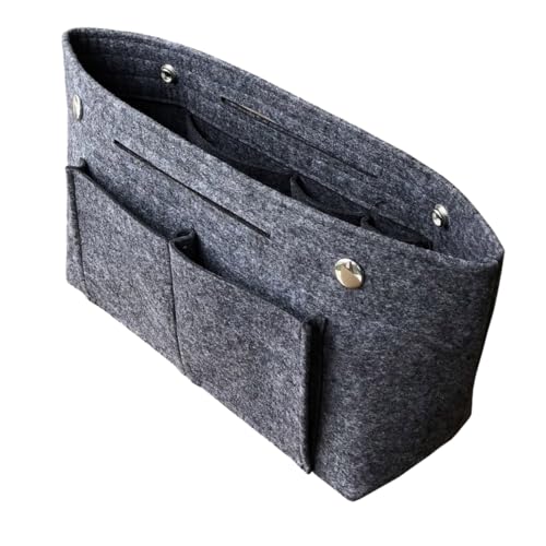 BELLIFFY Filz Organizer Tasche Für Make-up Aufbewahrungstasche Tragbar Mit Großer Kapazität Handtasche Für Kleinigkeiten Und Toilettenartikel Geeignet Für Reisen Urlaub Und von BELLIFFY