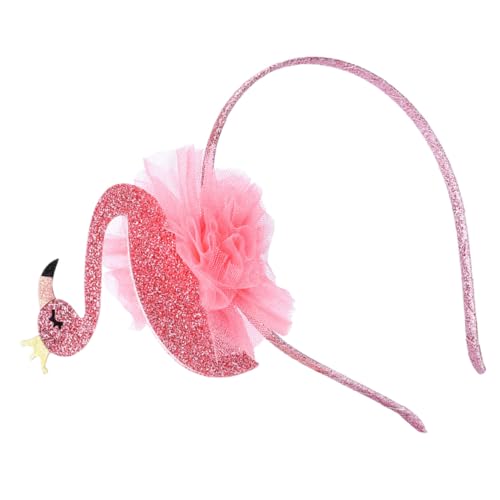 BELLIFFY Flamingo Haarreif Party Kopfschmuck Tropisches Stirnband Verstellbar Lustiges Hawaii Accessoire Für Geburtstagsfeier Mottoparty Karneval von BELLIFFY