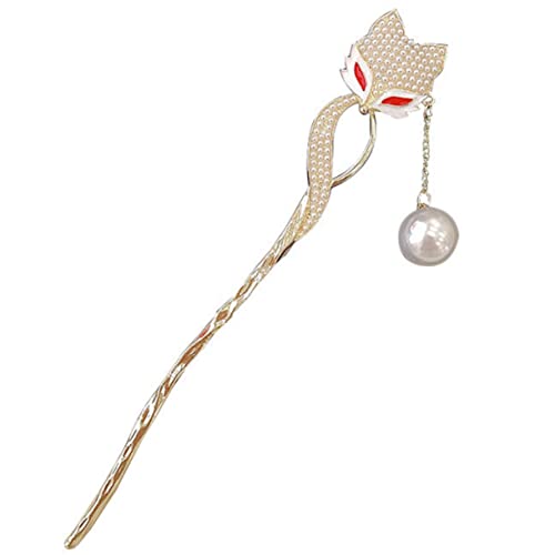 BELLIFFY Retro Vintage Haarspange Mit Fuchs-design Für Haarnadel Für Party Und Alltag Für Hochsteckfrisuren Und Große Lockige Frisuren von BELLIFFY