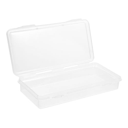 BELLIFFY Kunststoffbehälter Große Transparente Stiftebox Aus Stapelbare Aufbewahrung Für Pinsel Filzstifte Und Schreibwaren Praktischer Organizer Für Kunstbedarf Kunststoffbox von BELLIFFY