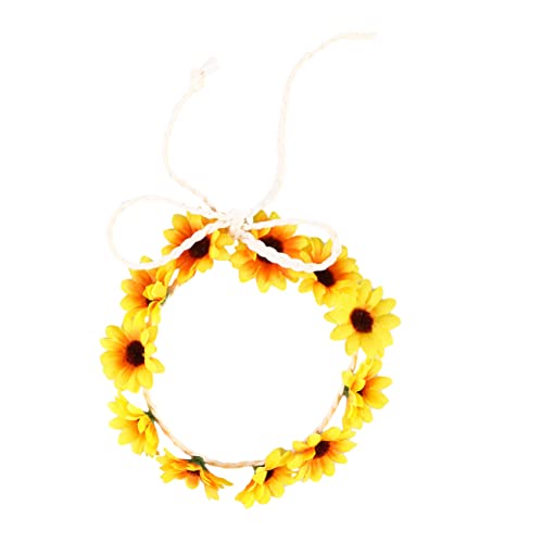 BELLIFFY 11-teiliges Gänseblümchen-Stirnband für Mädchen Haar-Accessoires Blumenkrone Haarband gelb Braut-Kopfschmuck BELLIFFY 11-teiliges Gänseblümchen-Stirnband für Mädchen Haar-Accessoires Blumenkrone Haarband gelb Braut-Kopfschmuck von BELLIFFY