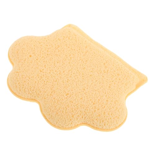 BELLIFFY Gesichtswäsche Maschinenwaschbare Lätzchen Babyschürzen Fusselentfernungsrolle Katzenkrallen Pflegen Tiefenreinigungsschwamm Anti-rutsch-zubehör Yellow Hydrophiles Polyurethan von BELLIFFY