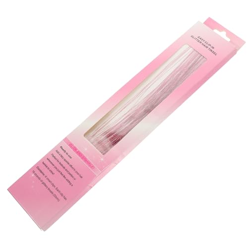 BELLIFFY 6-teilige Haarlametta Funkelnde Haarverlängerungen Clips Für Ornamente Frauen Und Mädchen Glitzernde Lametta-haarsträhnen von BELLIFFY