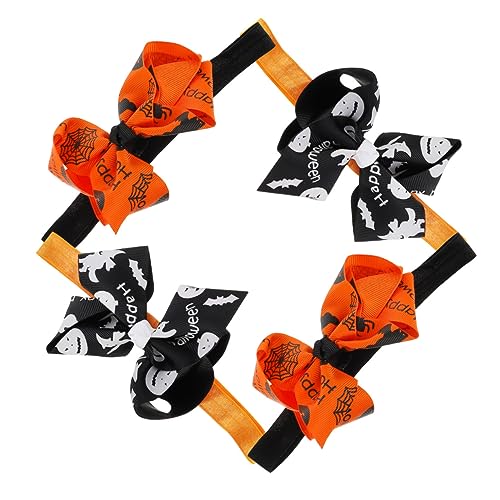 BELLIFFY 4stücke Teiliges Halloween Haarschmuck Mit Kreativen Cartoon-stirnbändern Bunte Haarbänder Für Accessoires Für Halloween-partys Und Kostüme Atmungsaktiv Und Hautfreundlich von BELLIFFY