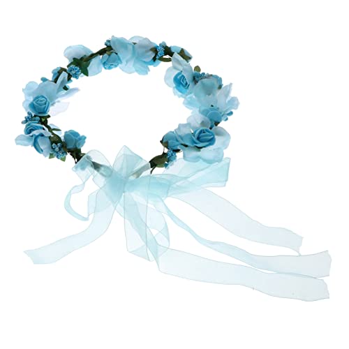 BELLIFFY Simuliertes Kranz-haarband Kunststoff Exquisites Handwerk Hübscher Haarschmuck Für Hochzeit Strandurlaub Fotografie Vielfältige Anwendungen von BELLIFFY