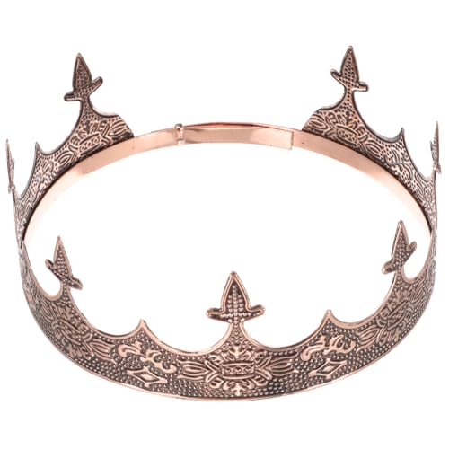 BELLIFFY Krone Für Herren Stirnband Für Auftritte Cosplay-krone Party-krone Kopfschmuck Für Männer Haarschmuck Einzigartiges Haardekor Für Bühne Und Festlichkeiten von BELLIFFY