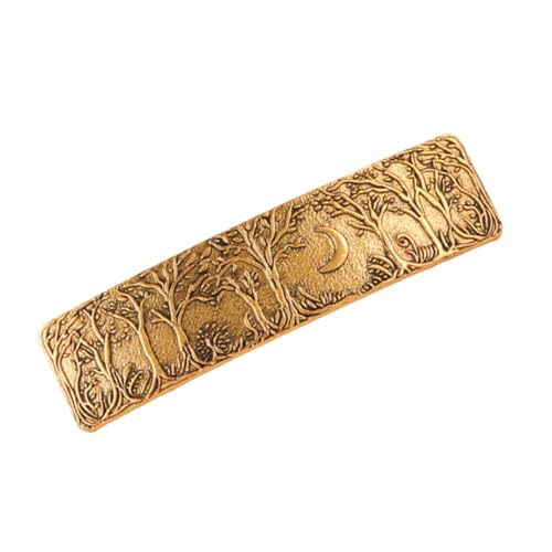 BELLIFFY Vintage Haarklammer Mit Mondmuster Retro Metal Haarspange Für Kreative Frisuren Für Hochzeiten Partys Und Alltag Stilvolles Haaraccessoire Für Damen Und Mädchen von BELLIFFY