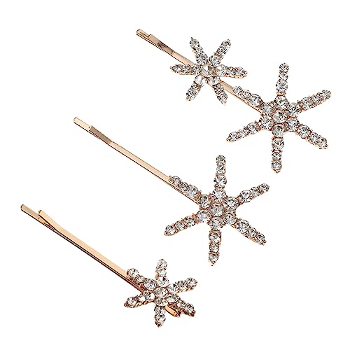 BELLIFFY 1satz Glitzernde Sternen-haarspangen Mit Strasssteinen Teiliges Für Hochzeiten Partys Und Besondere Anlässe Elegante Haaraccessoires Für Damen von BELLIFFY