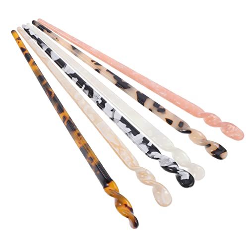 BELLIFFY 6stücke Vintage Haarnadel Dekorative Haarspangen Chinesische Haarstäbchen Klassischer Kopfschmuck Haarschmuck Für Damen Einfachheit Haar Zubehör Langlebiges Haar Accessoire von BELLIFFY