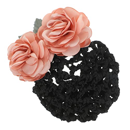 BELLIFFY Haarnetz Blumenhaarnetz Netz Für Dutts Haarnetz Für Frauen Für Tanzdutts Duttnetz Haarnest Zum Einnähen von BELLIFFY