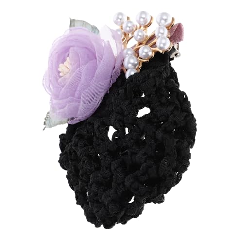 BELLIFFY Blumen-haarknoten-abdeckung Haarnetz Mit Clip Haar-accessoire Für Damen Und Mädchen Geeignet Für Bühnenauftritte Cosplay Hochzeiten Und Tägliche Nutzung von BELLIFFY